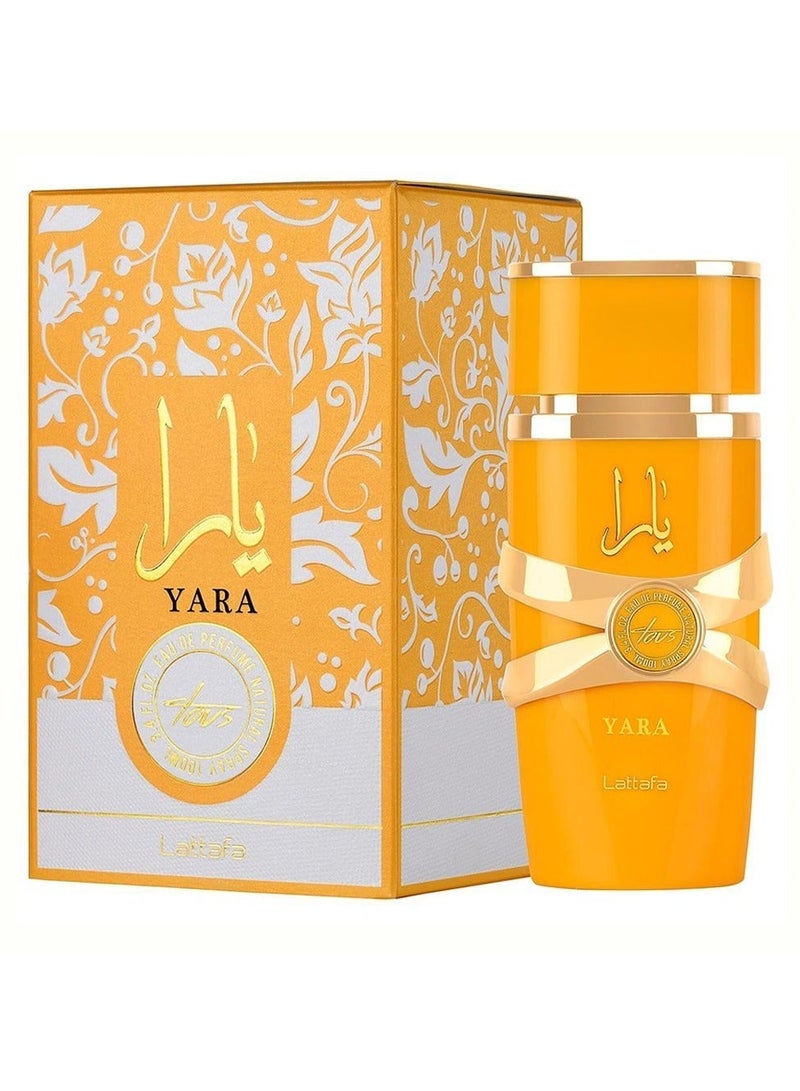 Lattafa Yara Tous Eau de Parfum for Women - 100 ml Inspired by (Paco Rabanne Fame) - Image 1